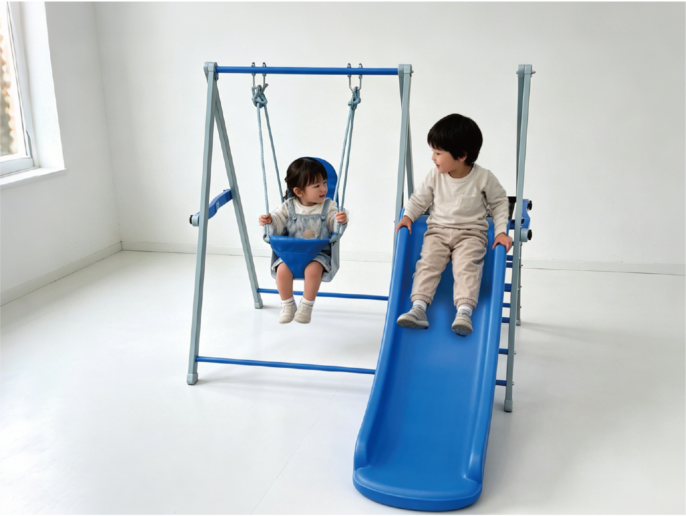 3 in 1 Foldable Swing Slide Climb