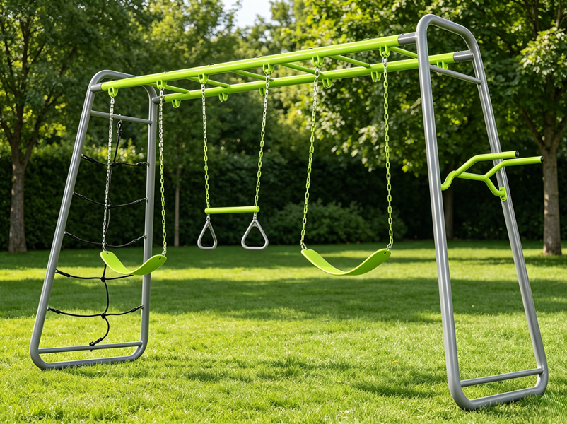 MONKEY BAR GYM and swing play
